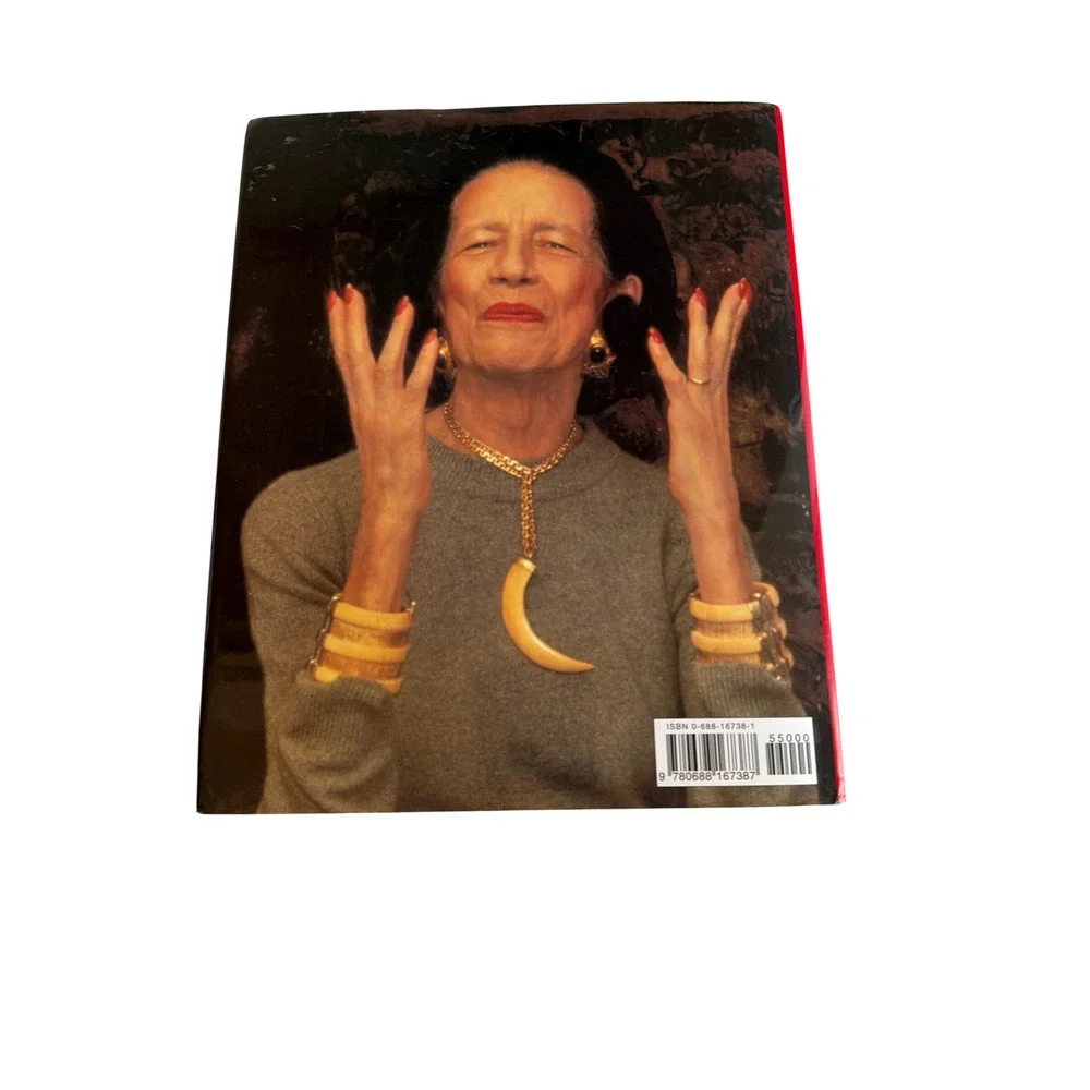 William Morrow Book Red Diana Vreeland Eleanor Dwight First Edition Fashion Bio